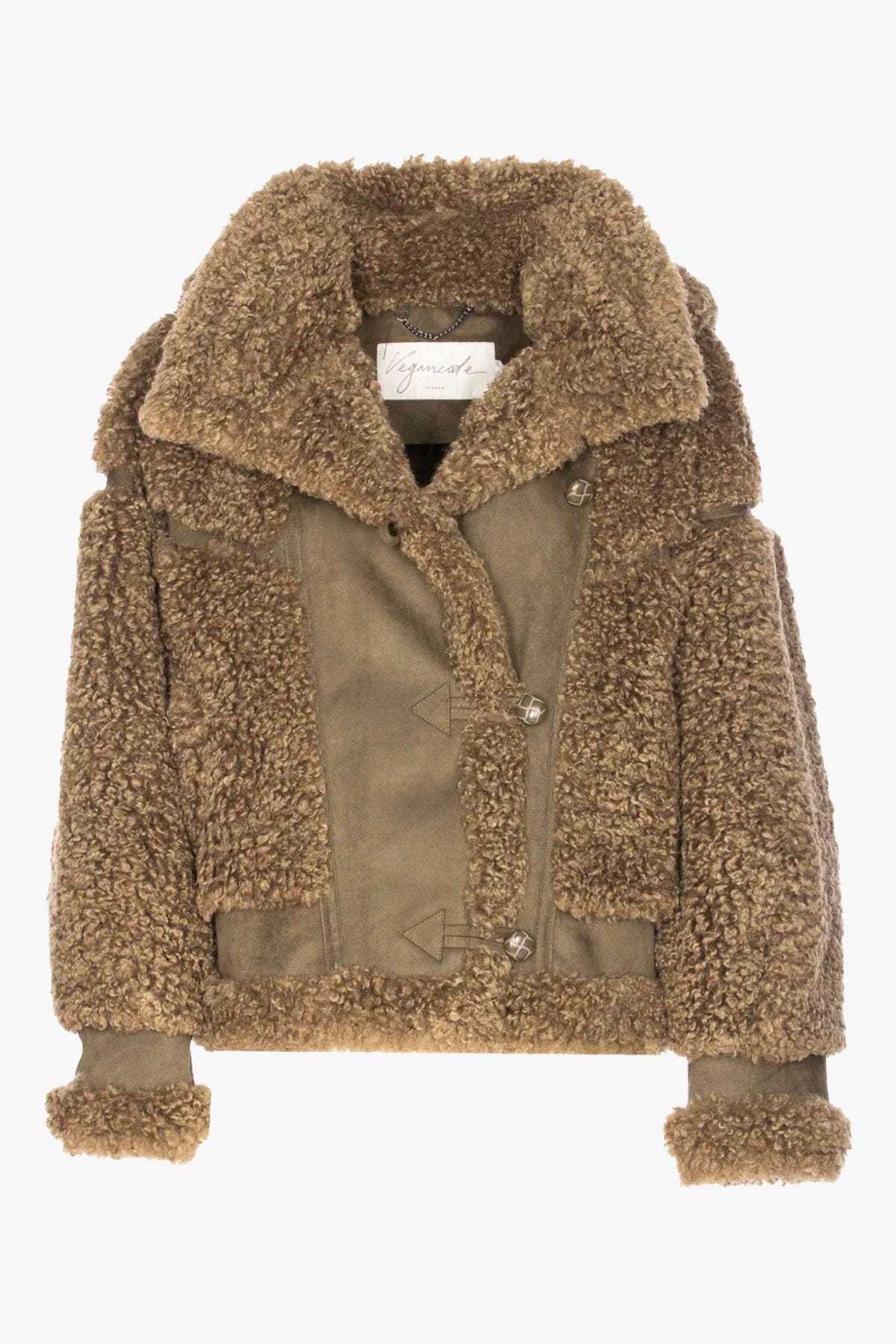 URBANCODE GIACCONE  CARAMELLO / XXS Giacca reversibile donna Vegancode BJ 20039