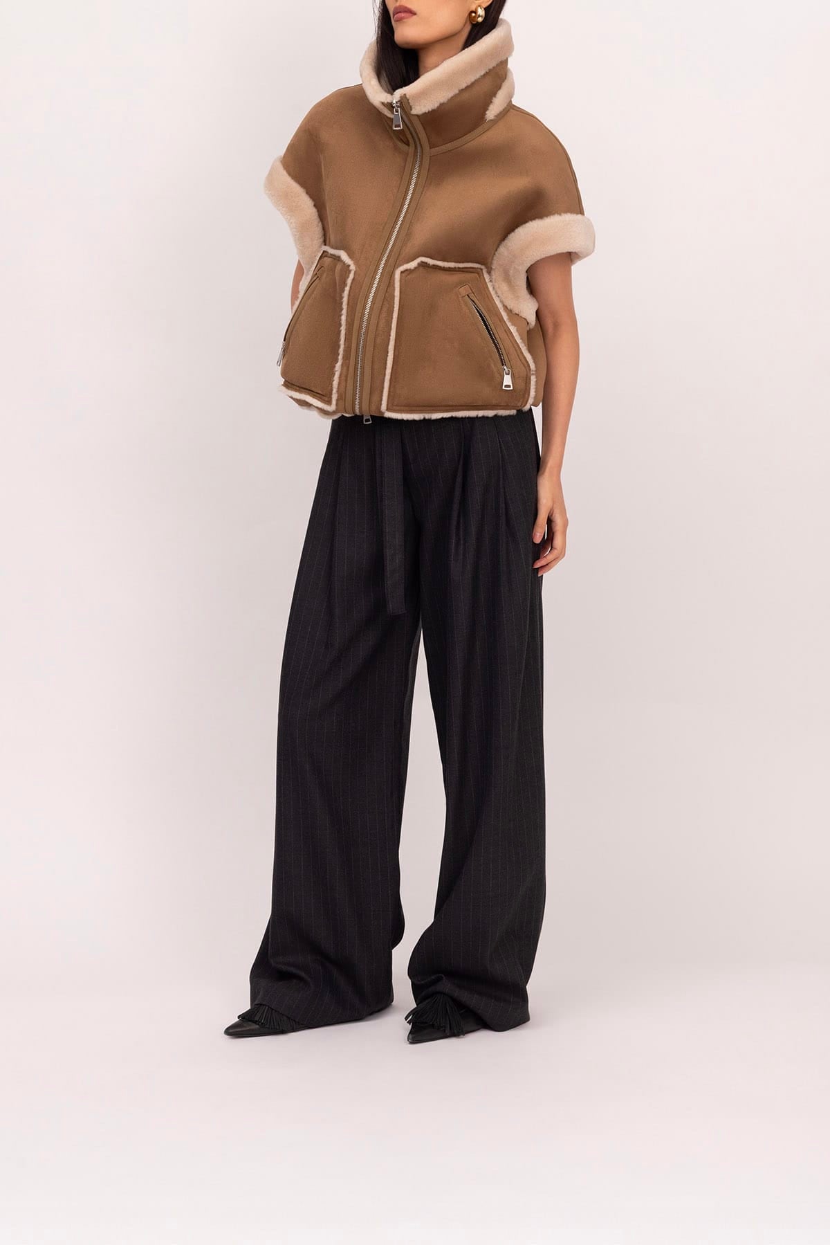 URBANCODE GILET  Gilet in pelliccia ecologica donna Urbancode BJ20453