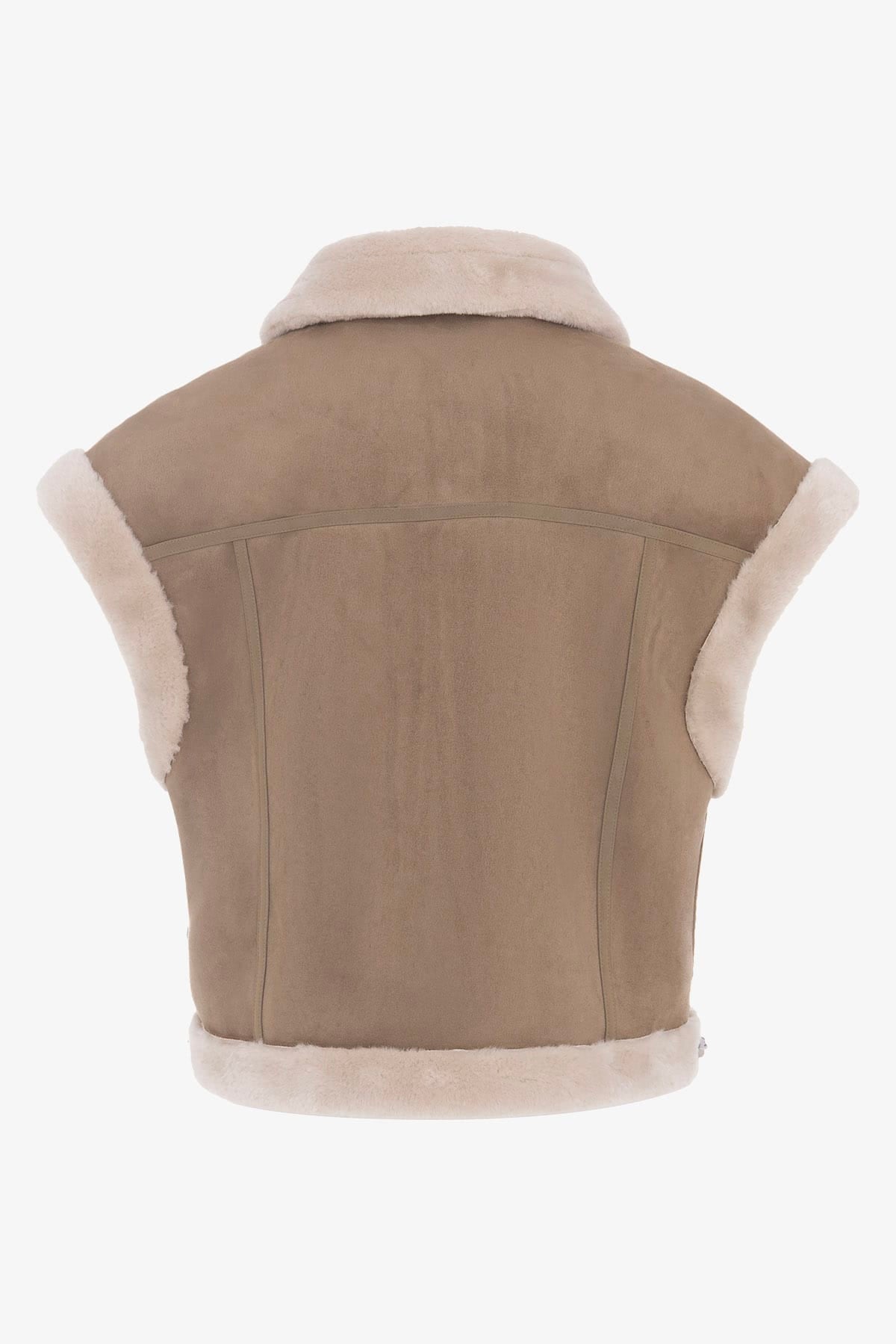 URBANCODE GILET  Gilet in pelliccia ecologica donna Urbancode BJ20453