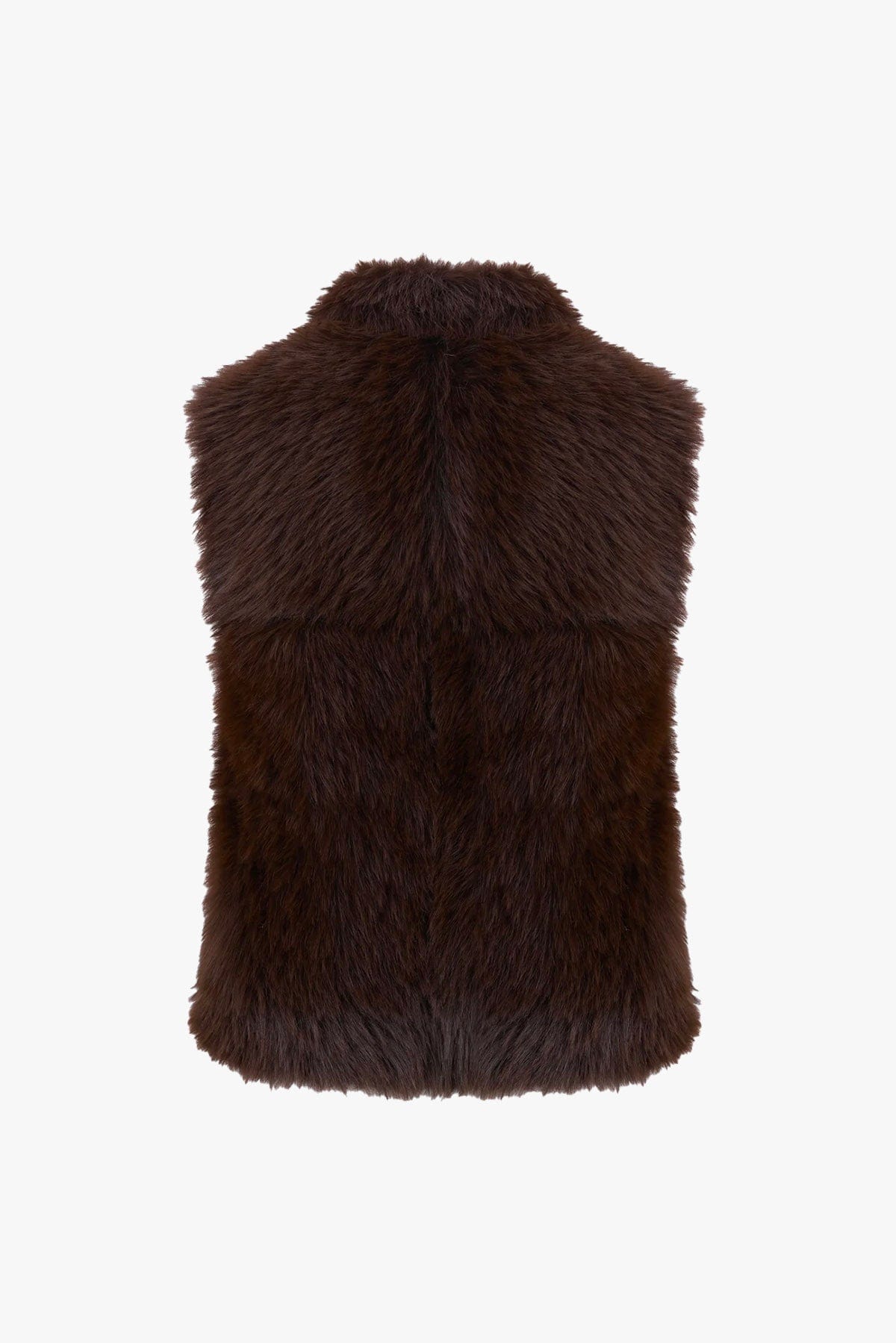URBANCODE GILET  Gilet pelliccia vegana cioccolato Urbancode BJ 20073
