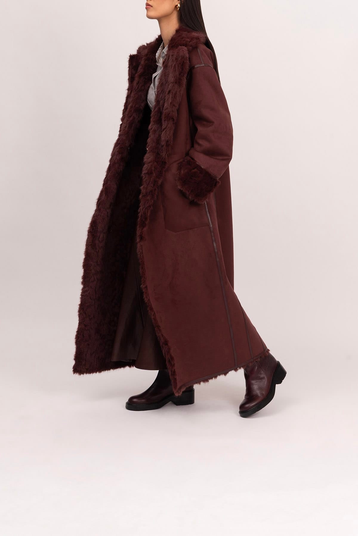 URBANCODE MANTELLO-MANTELLA  Cappotto lungo donna Urbancode BJ20454