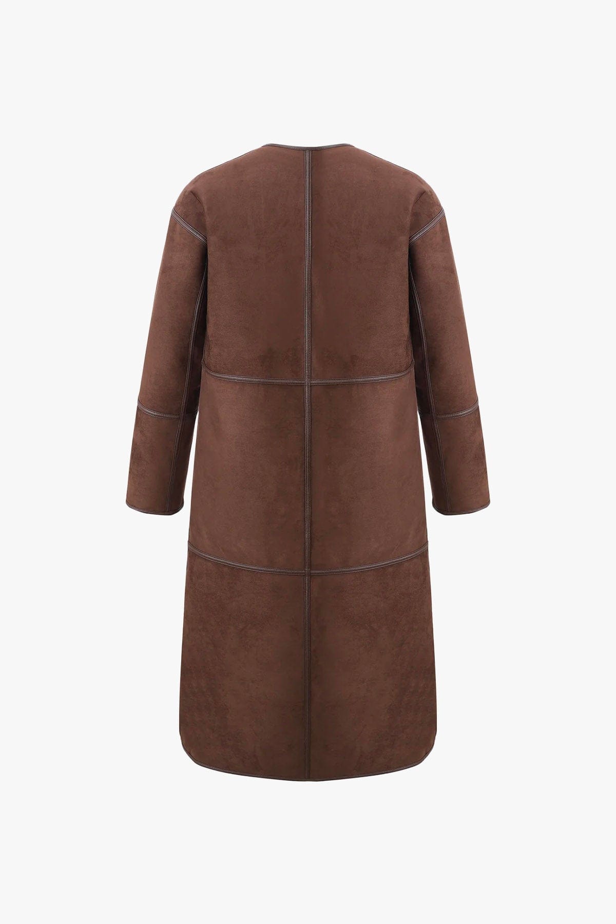 URBANCODE MANTELLO-MANTELLA  Cappotto pelo lungo vegano Urbancode BJ 20018