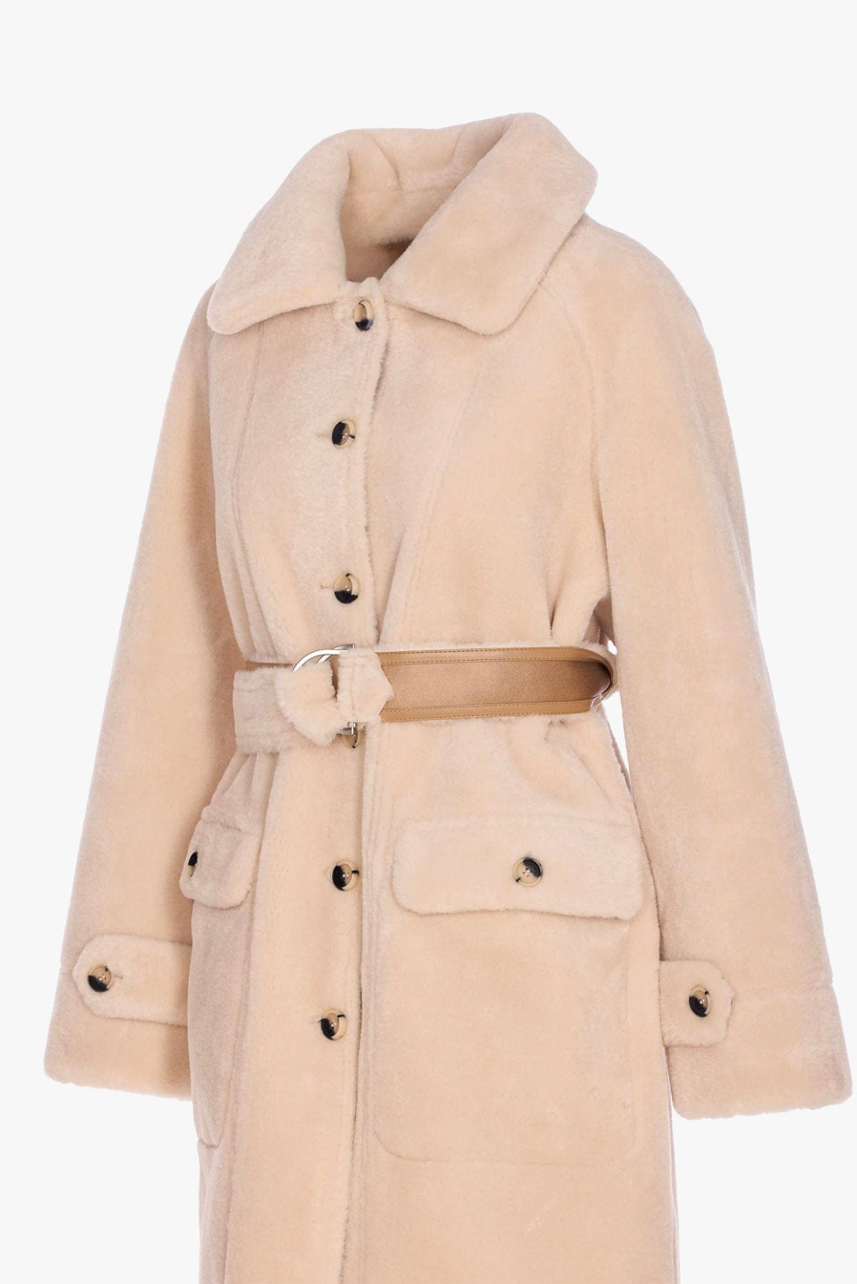 URBANCODE MANTELLO-MANTELLA  Cappotto reversibile vegano donna Urbancode BJ 20014