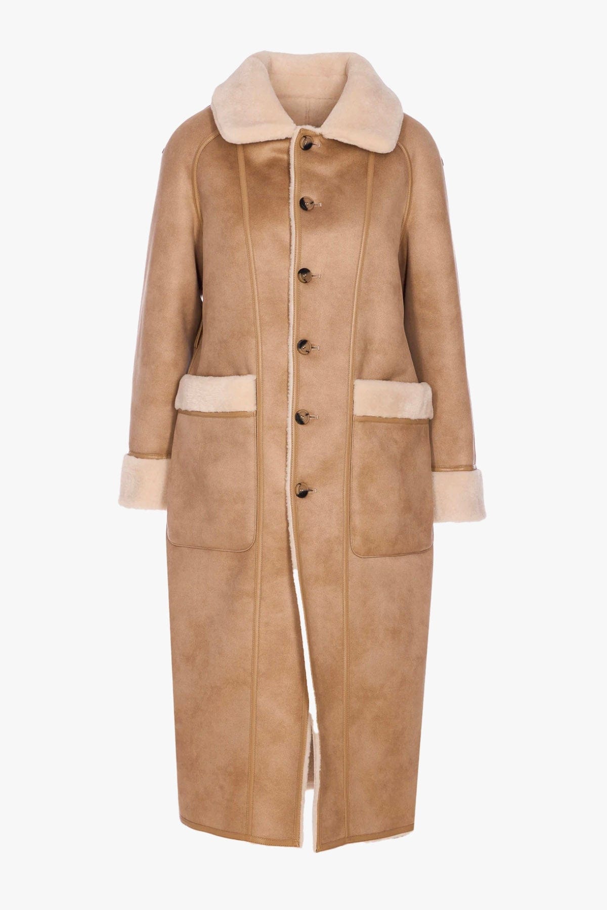 URBANCODE MANTELLO-MANTELLA  BIANCO RISO / XXS Cappotto reversibile vegano donna Urbancode BJ 20014