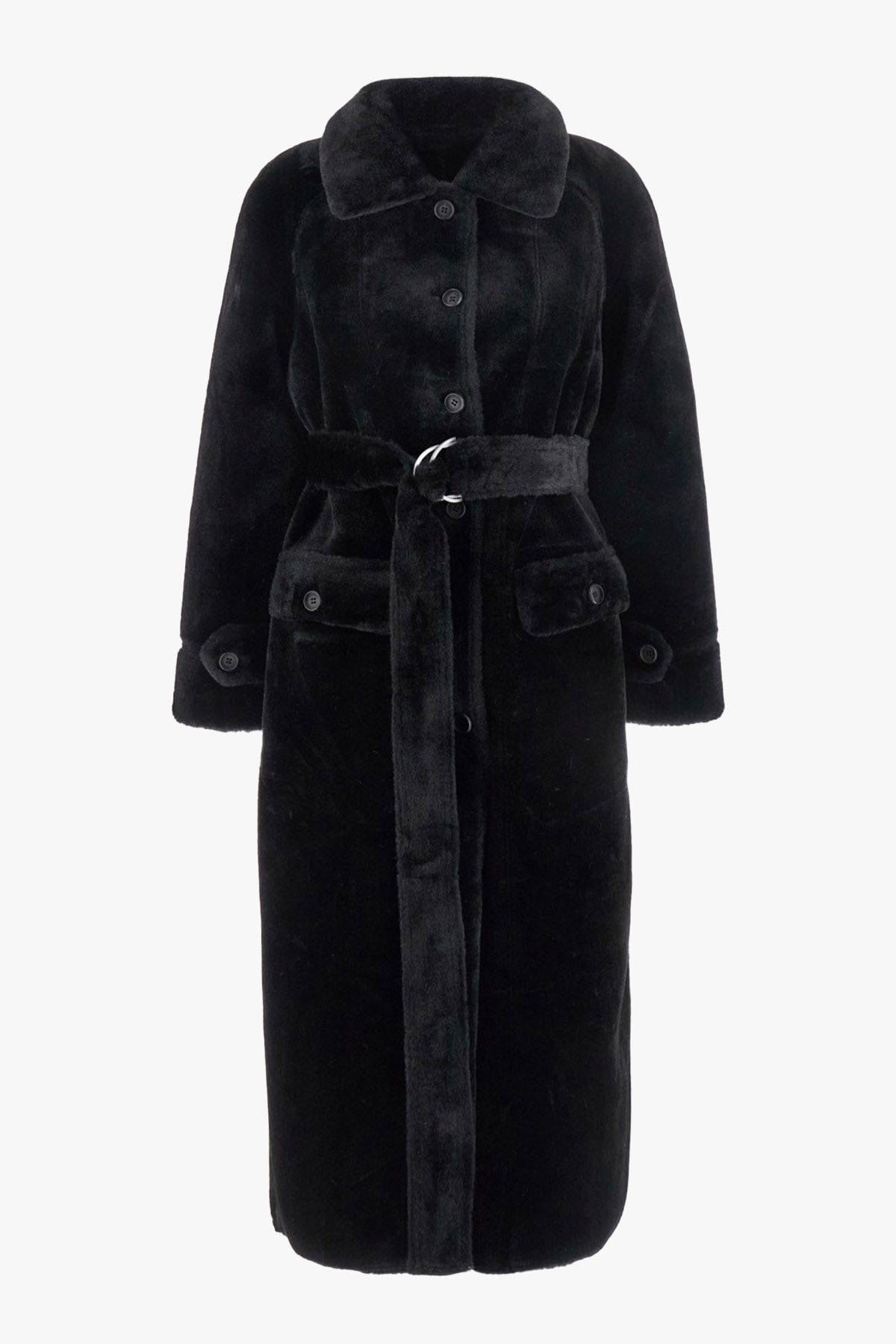 URBANCODE MANTELLO-MANTELLA  NERO / XXS Cappotto reversibile vegano donna Urbancode BJ 20014